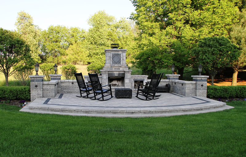 Outdoor Fireplace - Oakland County